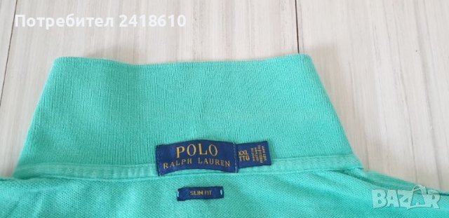 POLO Ralph Lauren Pique Cotton Slim Fit Mens Size 2XL ОРИГИНАЛ! Мъжка Тениска!, снимка 15 - Тениски - 46811122