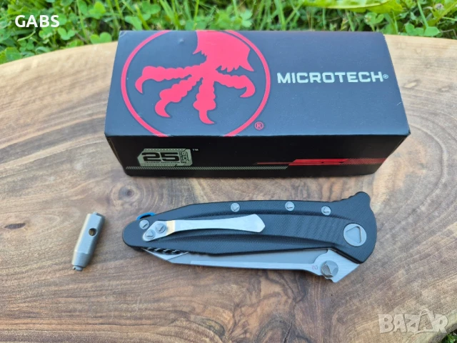 Сгъваем нож MICROTECH Socom Delta Tanto,D2, снимка 5 - Ножове - 51341528