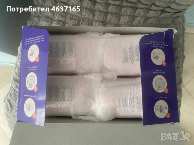 100 бр. Еднократни абсорбационни подплънки за сутиен за кърмене, снимка 2 - Други - 53451355