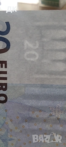 Банкнота от 20 евро 2002 г., снимка 6 - Колекции - 53677428