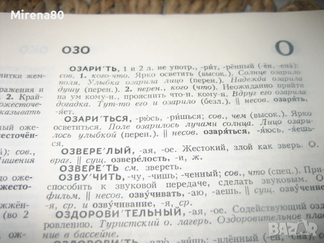Словарь русского языка - 1984 г., снимка 7 - Чуждоезиково обучение, речници - 53527882