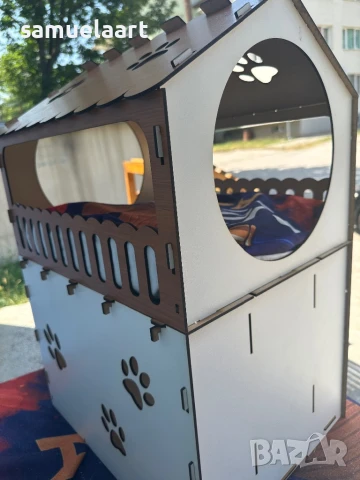 Дървена къщи за котки, снимка 7 - За котки - 50927891