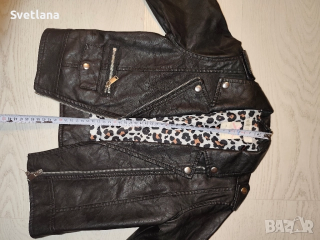 рокерско яке h&m еко кожа, снимка 8 - Детски якета и елеци - 51956038