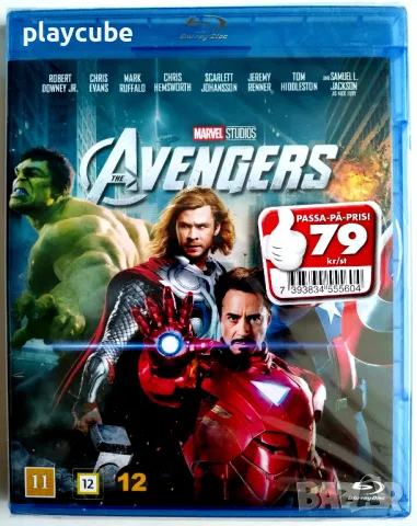 Отмъстителите 1 - The Avengers 2012 г. - Blu-Ray - БГ субтитри, снимка 1 - Blu-Ray филми - 46937853