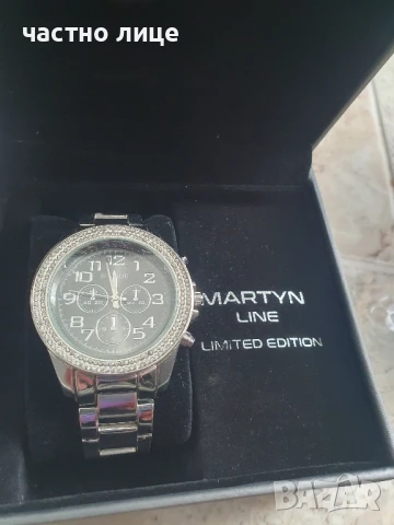 Дамски часовник инкрустиран, снимка 2 - Дамски - 50760722