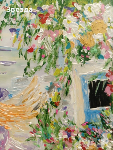 Картина "Ангелски дом", снимка 2 - Картини - 51755319