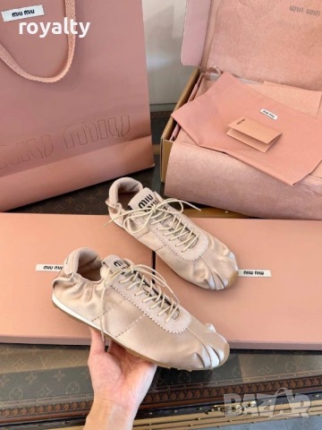 Miu Miu Нови Дамски Маратонки Два Цвята , снимка 3 - Маратонки - 53705181