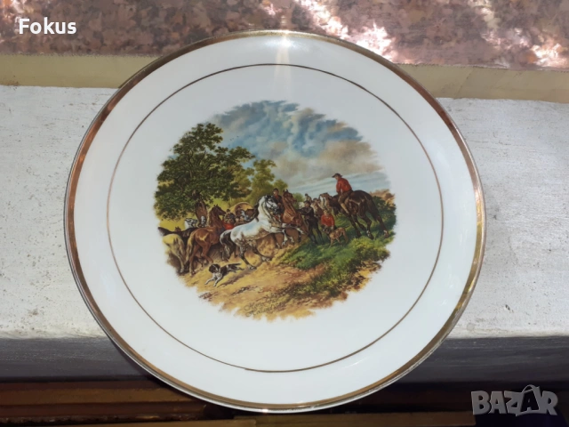 Стар порцелан Гърция колекционерска чиния