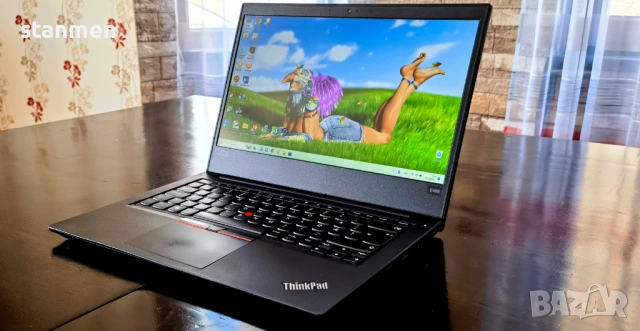 Продавам Гаранционнен Lenovo ThinkPad E495/IPSматFHDсKам/4x2.6ghzThr/ssd256gb+320gb/16gb/VegaHD/6чБа