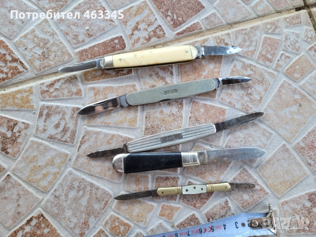 Нож, джобно ножче-7, снимка 6 - Антикварни и старинни предмети - 51632420