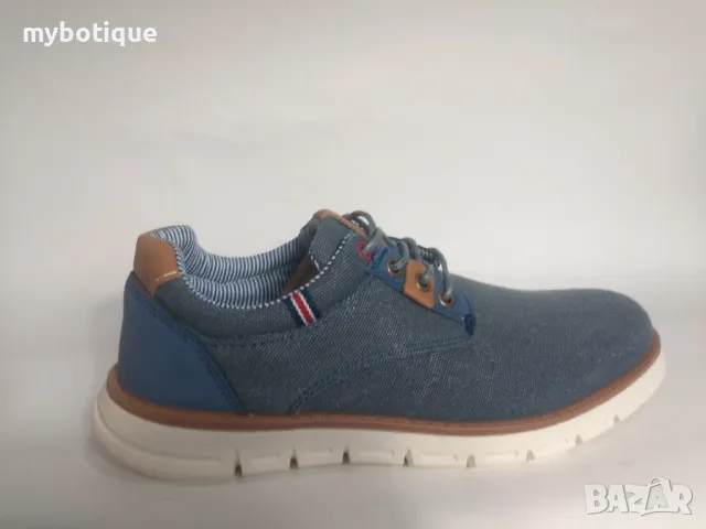 Мъжки обувки от дънков плат , снимка 1