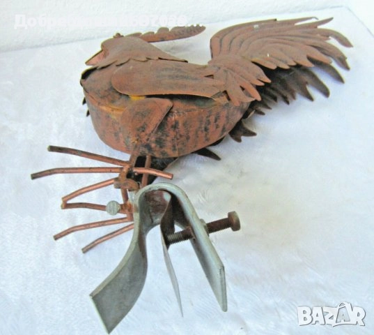 Петли и плакети: Плакет, пано с петел, слънчоглед кокошка, як, бизон, Ернст Телман,конметал, висулка, снимка 13 - Други ценни предмети - 29445289