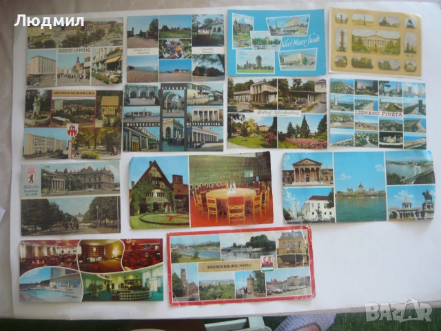 стари пощенски картички с изгледи от много страни, снимка 16 - Колекции - 50517527