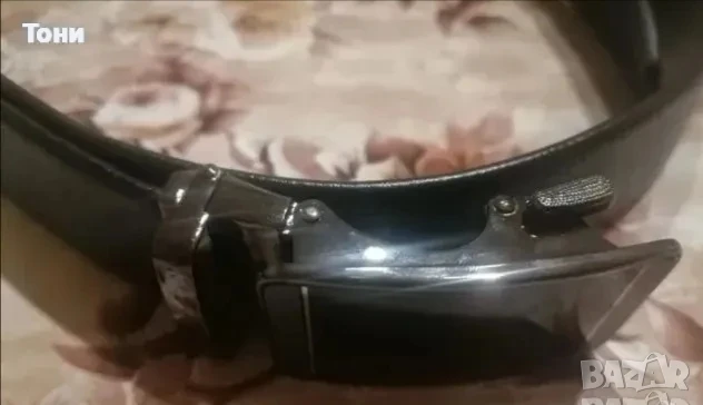 Нов Автоматичен Мъжки Кожен Колан 130см. , снимка 3 - Колани - 50778602