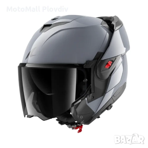 Каска Shark Oxo Dark Shadow Gun Silver, снимка 4 - Аксесоари и консумативи - 50582481