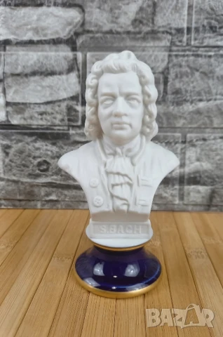 Два бюста на Йохан Себастиан Бах и на момче, снимка 2 - Статуетки - 50526858