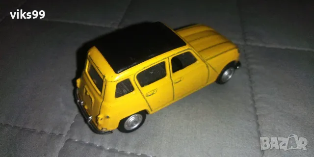 Renault 4 - Welly 52362 - Мащаб 1:60, снимка 4 - Колекции - 48703397