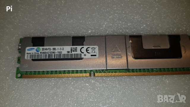 СЪРВЪРНА RAM памет Samsung 32GB DDR3 ECC 1600MHz с ОХЛАДИТЕЛИ, снимка 2 - RAM памет - 53829983