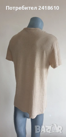 Gant 100% Len / Лен  Mens Size S ОРИГИНАЛ! Мъжка Тениска!, снимка 11 - Тениски - 53520992