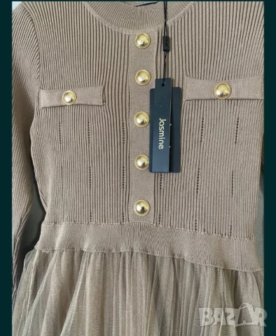 Дълга рокля с дантела, снимка 4 - Рокли - 50494660