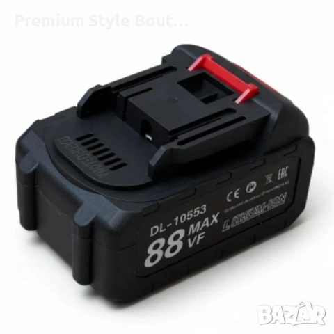 Акумулаторен верижен трион 8" / 6" (88VF) – комплект с 2 шини и 2 батерии, снимка 4 - Други инструменти - 53922659