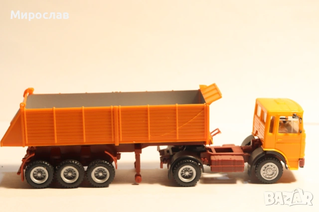HERPA H0 1/87 MAN САМОСВАЛ ГОНДОЛА КАМИОН МОДЕЛ, снимка 6 - Колекции - 53385627