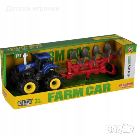 Трактор с плуг и звукови ефекти 