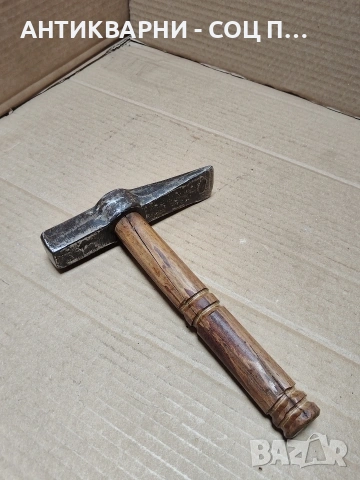 Соц Стар Каменоделски Чук 0.650кг. НОМЕР 1737., снимка 3 - Антикварни и старинни предмети - 53951657