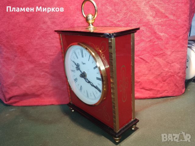 Германски настолен часовник Urgos, снимка 4 - Стенни часовници - 45503109