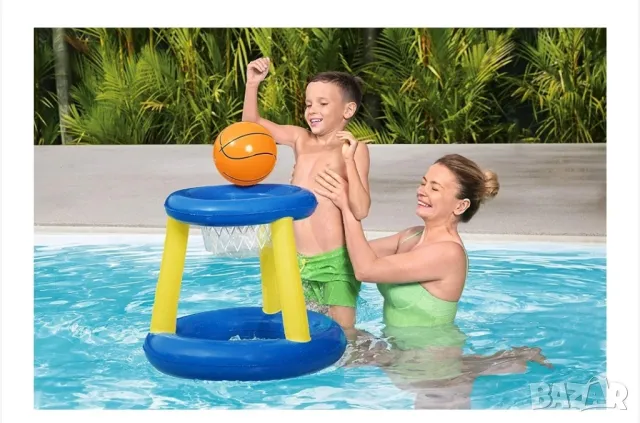 29 лв за двете! Надуваем дюшек и баскетболна игра за басейн, снимка 5 - Надуваеми играчки - 49673842