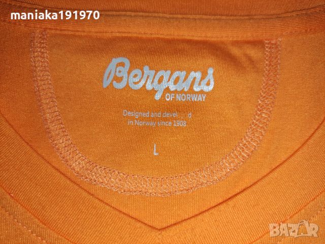 Bergans of Norway Tee mans (L) , снимка 6 - Тениски - 46505370