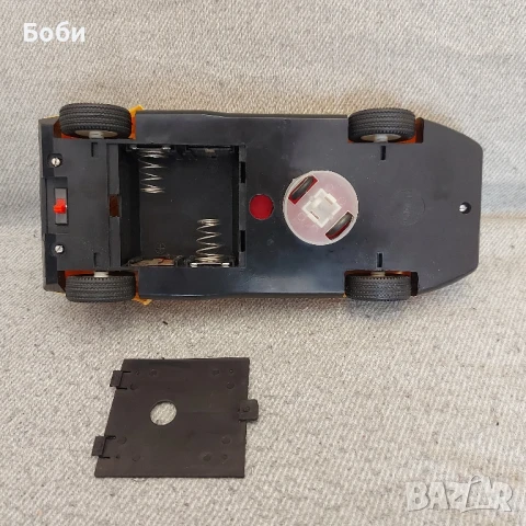 Стара Рядка Българска Соц Пластмасова Играчка на Батерии Кола Мерцедес C111, снимка 5 - Колекции - 51217025