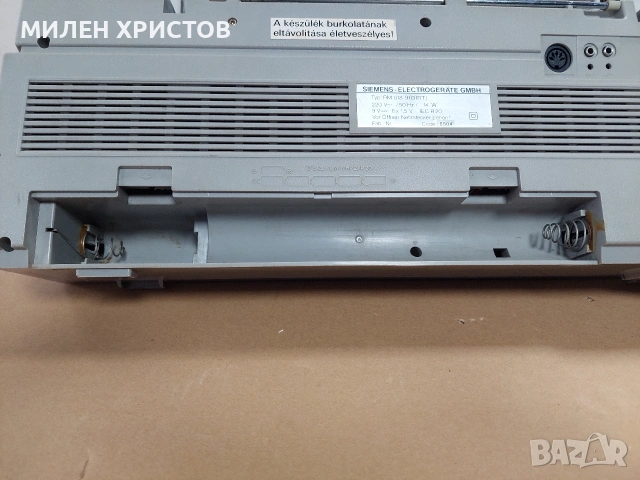 SIEMENS CLUB 818-Двукасетъчен радиокасетофон, снимка 11 - Радиокасетофони, транзистори - 53281742