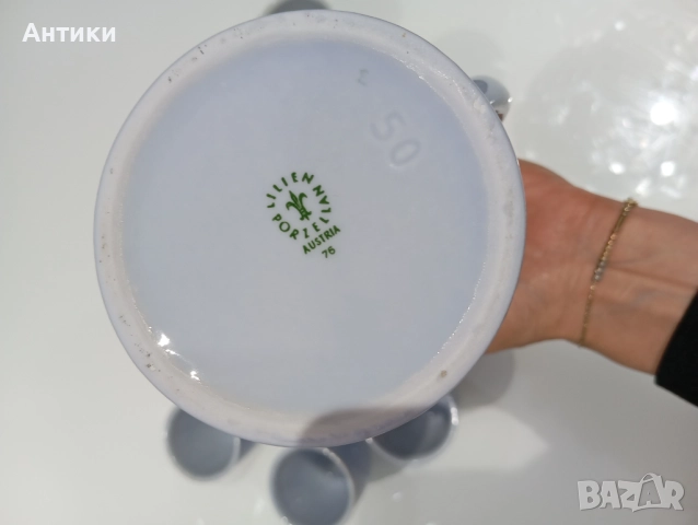 Порцеланов стар сервиз маркиран , снимка 9 - Сервизи - 52564287