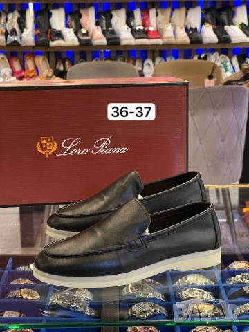 мокасини от естествен велур / кожа loro piana , снимка 2 - Маратонки - 51830186