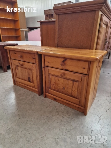 Масивни Нощни Шкафчета-2бр.-ОБЯВЕНАТА ЦЕНА Е ЗА БРОЙ!-внос от Германия!, снимка 2 - Шкафове - 52166452