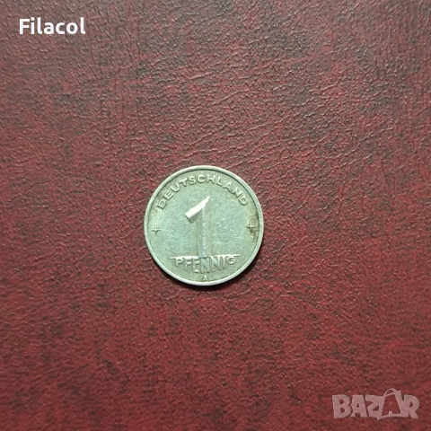 Германия ГДР 1 пфениг 1949 година МД 'A' - Берлин