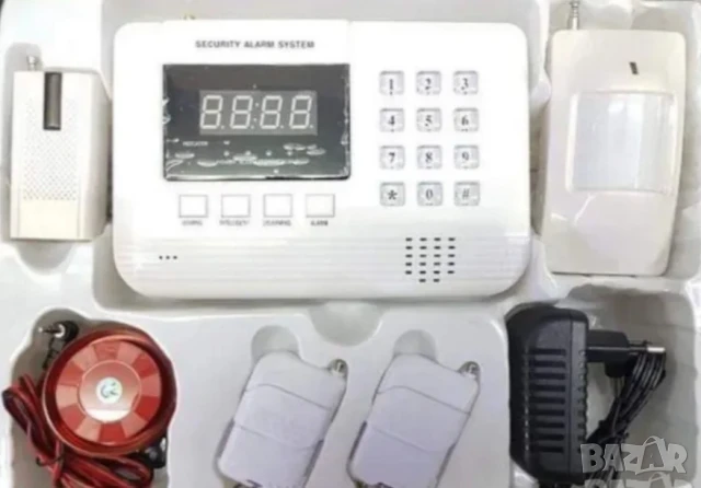 Алармена система с 99 безжични зони PSTN за мобилен и стационарен телефон

