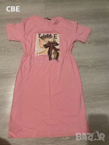 Уникална, детска розова  рокличка , снимка 1 - Детски рокли и поли - 45425767