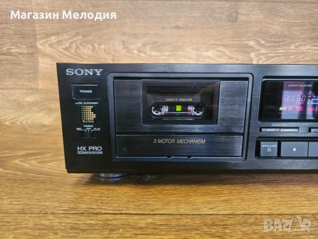 Касетен дек Sony TC-K520 – 3-Motor Transport в ТОП състояние, снимка 3 - Декове - 53808876