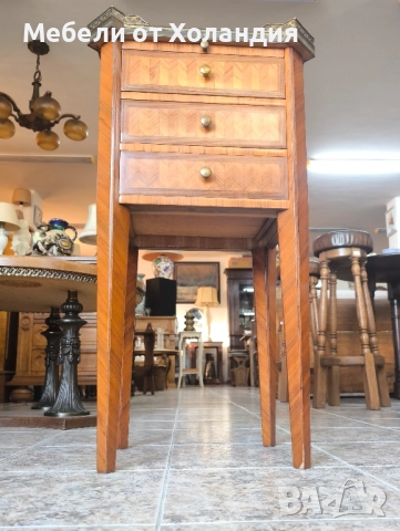 шкафче Луи 16-ти с интарзия, снимка 12 - Шкафове - 52524490