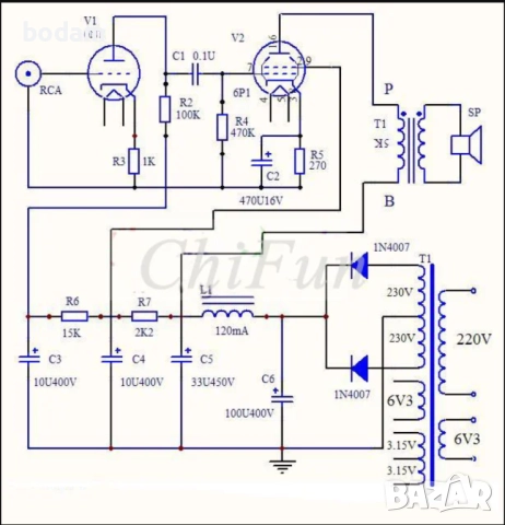 Печатна платка за SE стерео лампов усилвател, снимка 3 - Ресийвъри, усилватели, смесителни пултове - 52511875