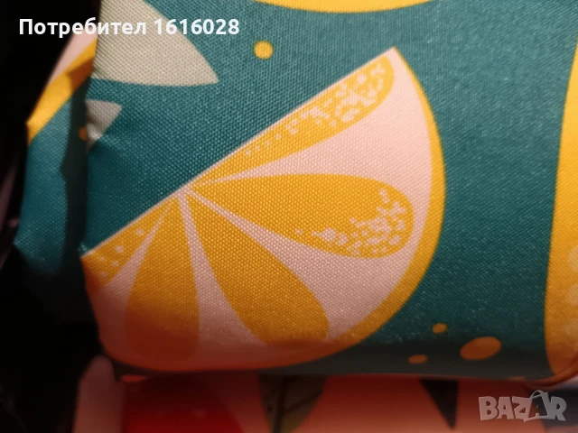 Плажна постелка - чанта 2 в 1. Раз.140 см.Десени - Портокал и Лимон., снимка 12 - Други - 50743032