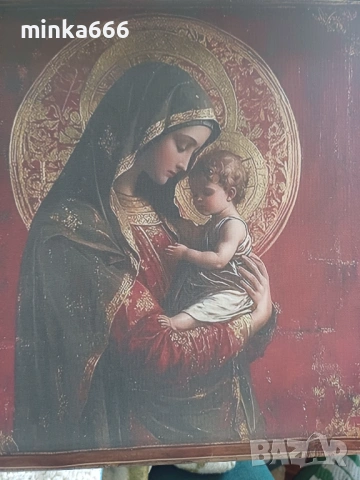 Богородица на платно