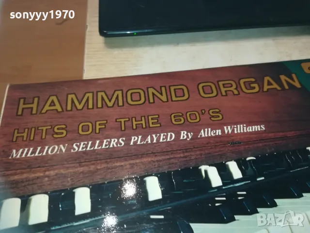 HAMMOND ORGAN HITS OF THE 60S-ПЛОЧА 1609240956, снимка 3 - Грамофонни плочи - 47253348