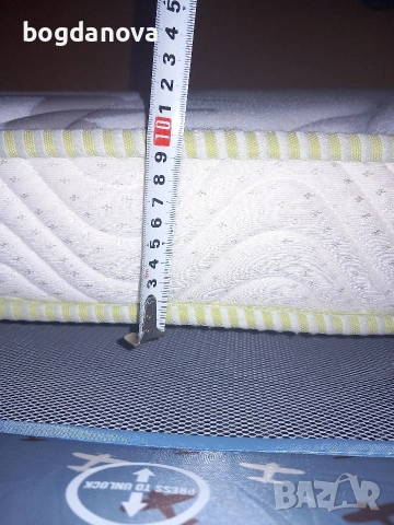 Бебешко легло/кошара на 2 нива с матрак, снимка 6 - Бебешки легла и матраци - 53996748