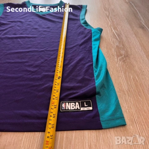 Мъжки баскетболен потник Adidas NBA лилав размел L, снимка 5 - Спортни дрехи, екипи - 53269951