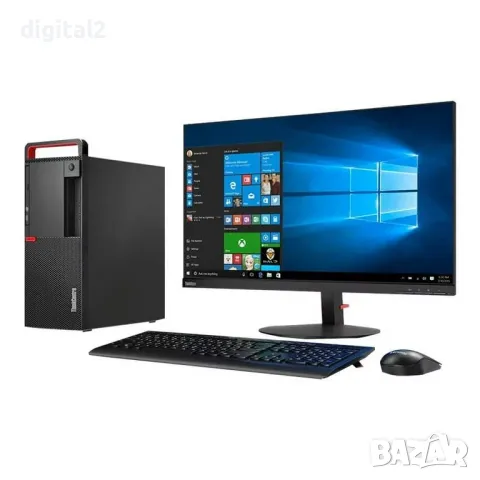 Lenovo M910T Tower, Core i5 6th Gen, 8 GB,SSD 256 + 1 TB HDD 24м Гар., снимка 7 - Работни компютри - 47744893