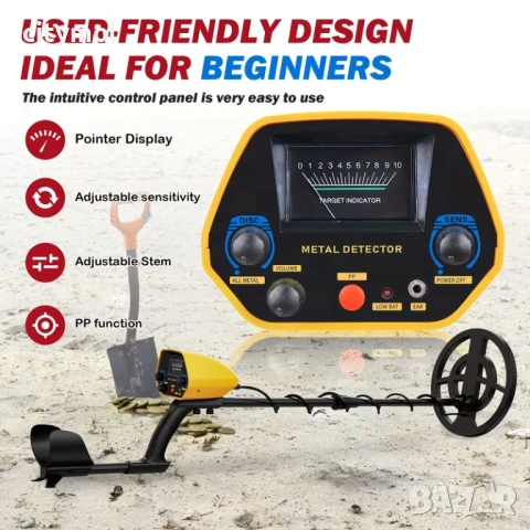 Металотърсач GTX-4080, за злато и други метали с подобрена антена, високопрецизен, снимка 5 - Друга електроника - 53732857