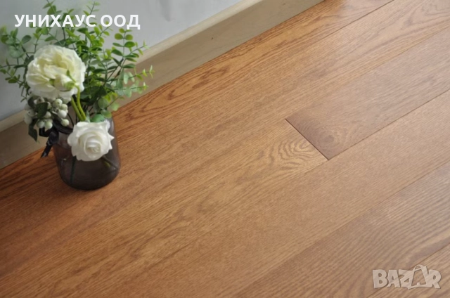 Естествен Дъбов паркет – с лак мат